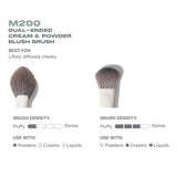 M200 Dual-Ended Cream & Powder Blush Brush