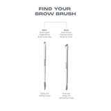 M401 Dual-Ended Angled Brow Brush & Spoolie
