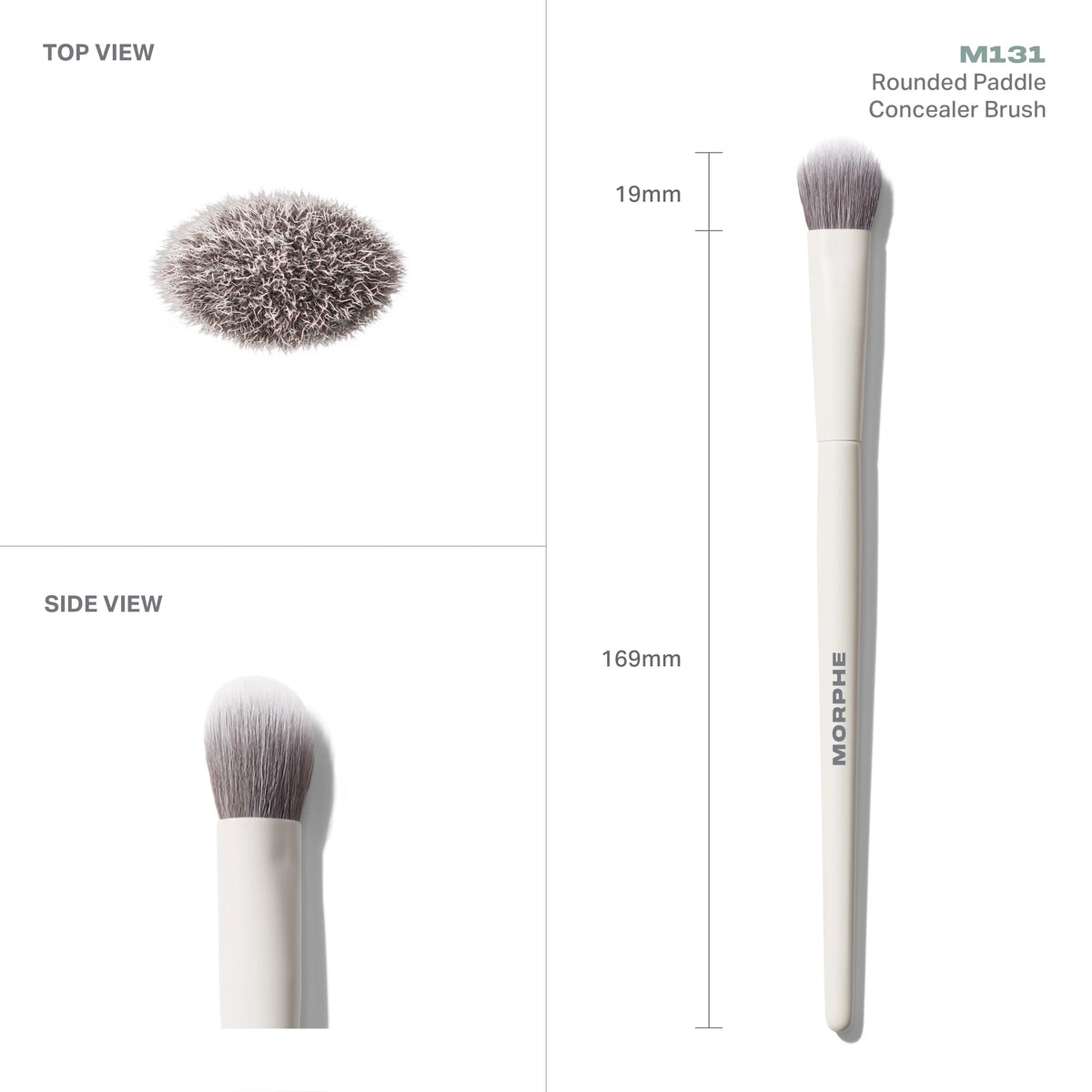 M131 Rounded Paddle Concealer Brush