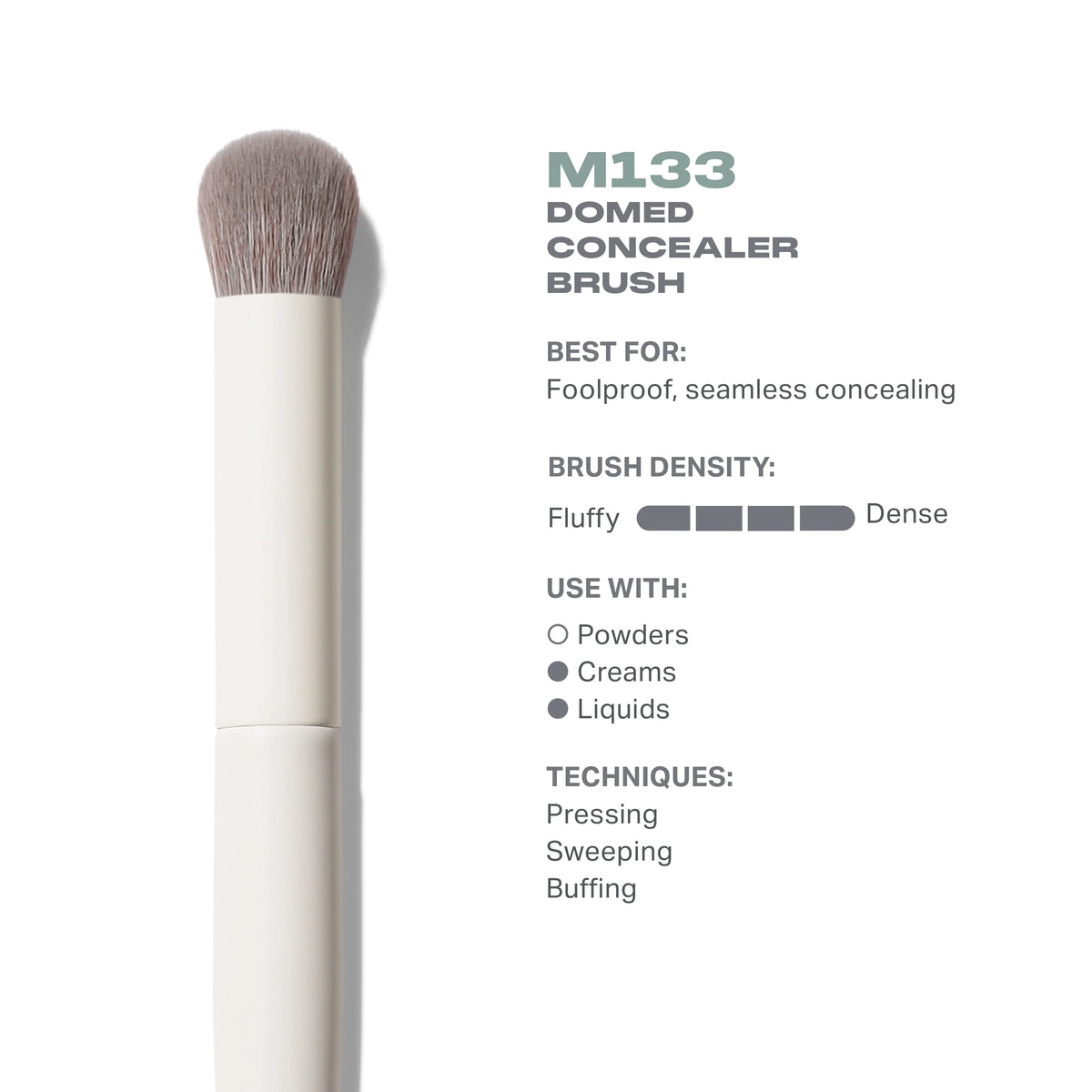 M133 Domed Concealer Brush