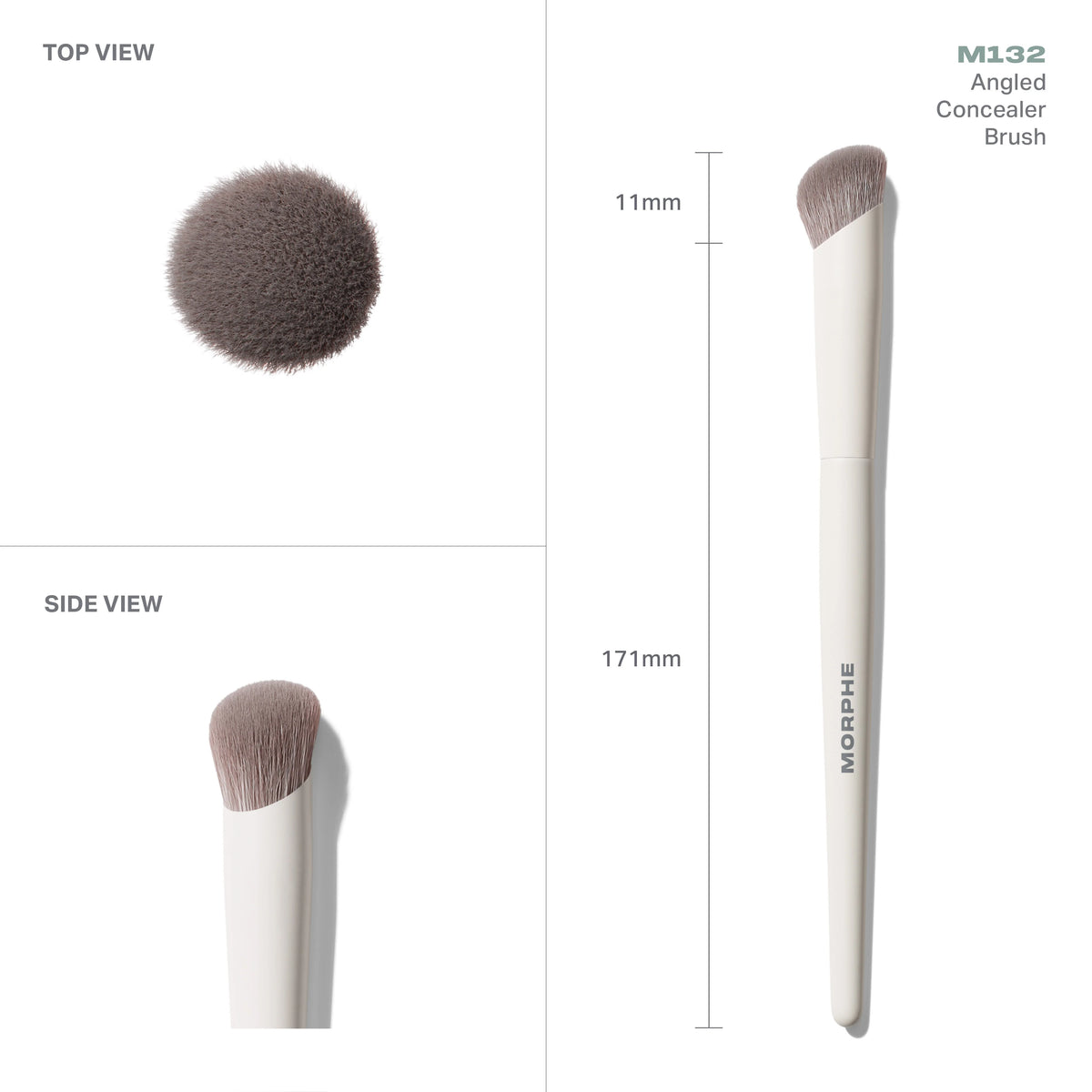M132 Angled Concealer Brush