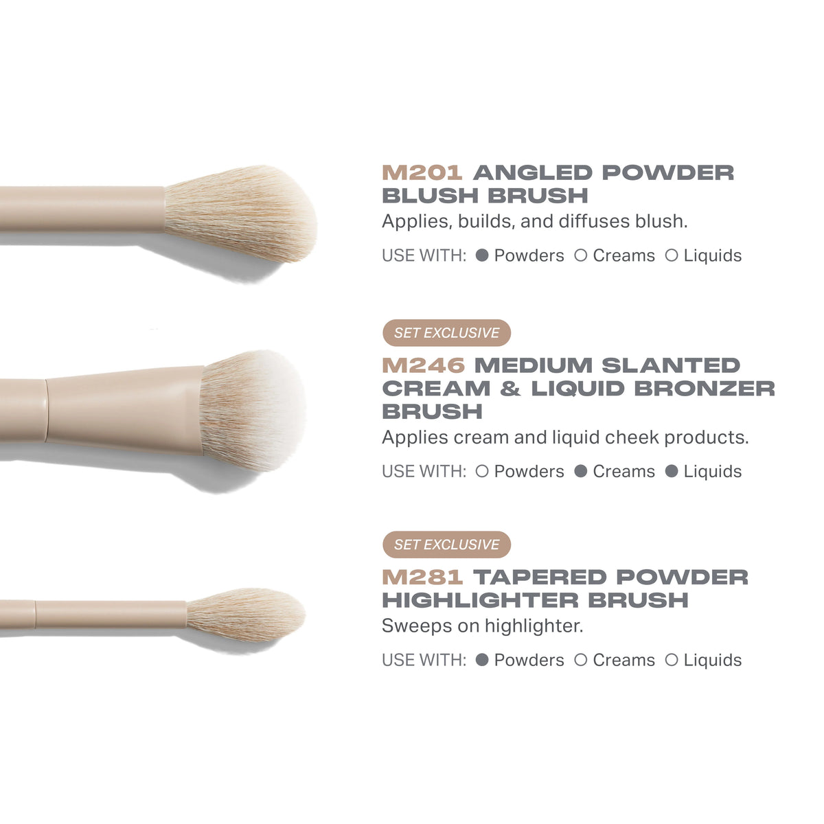 Custom Blends 12-Piece Face & Eye Brush Set