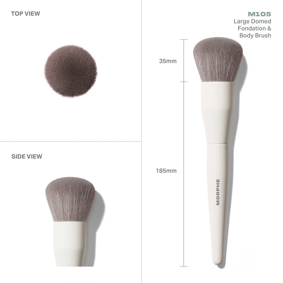 M105 Large Domed Foundation & Body Brush