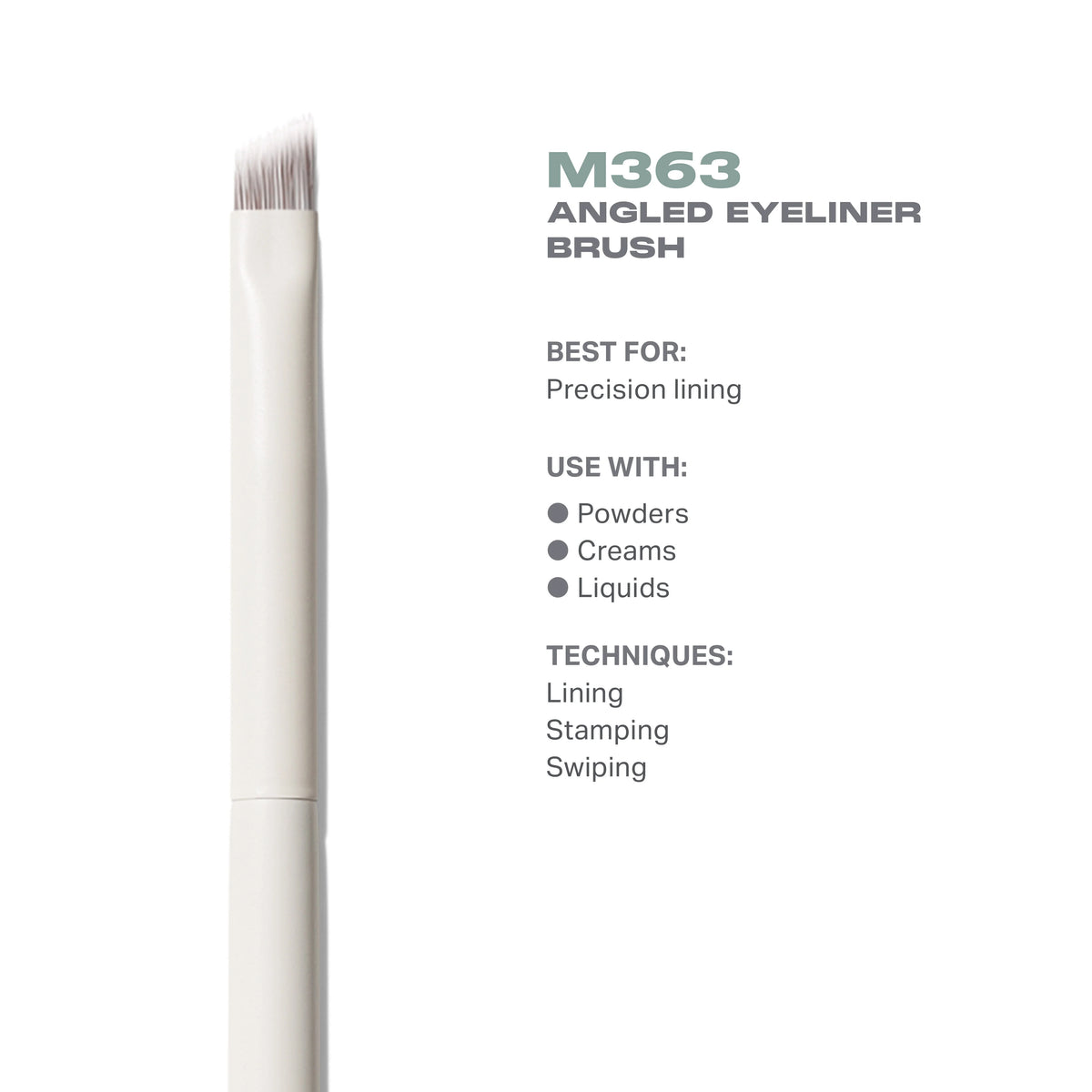 M363 Angled Eyeliner Brush