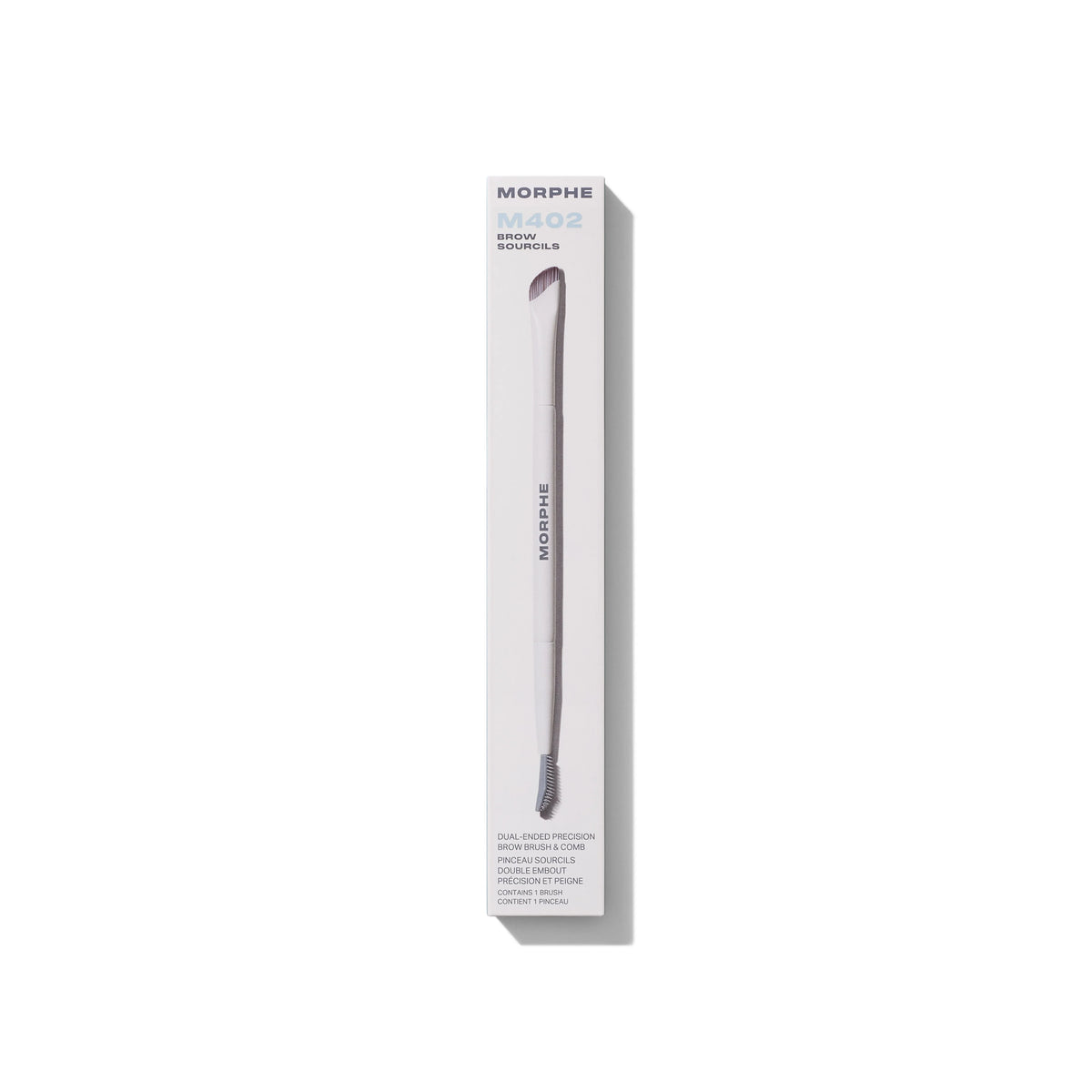 M402 Dual-Ended Precision Brow Brush & Comb