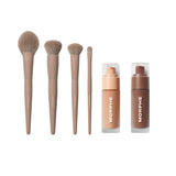 Complexion Boost & Iced Mocha Face Brush Set Bundle