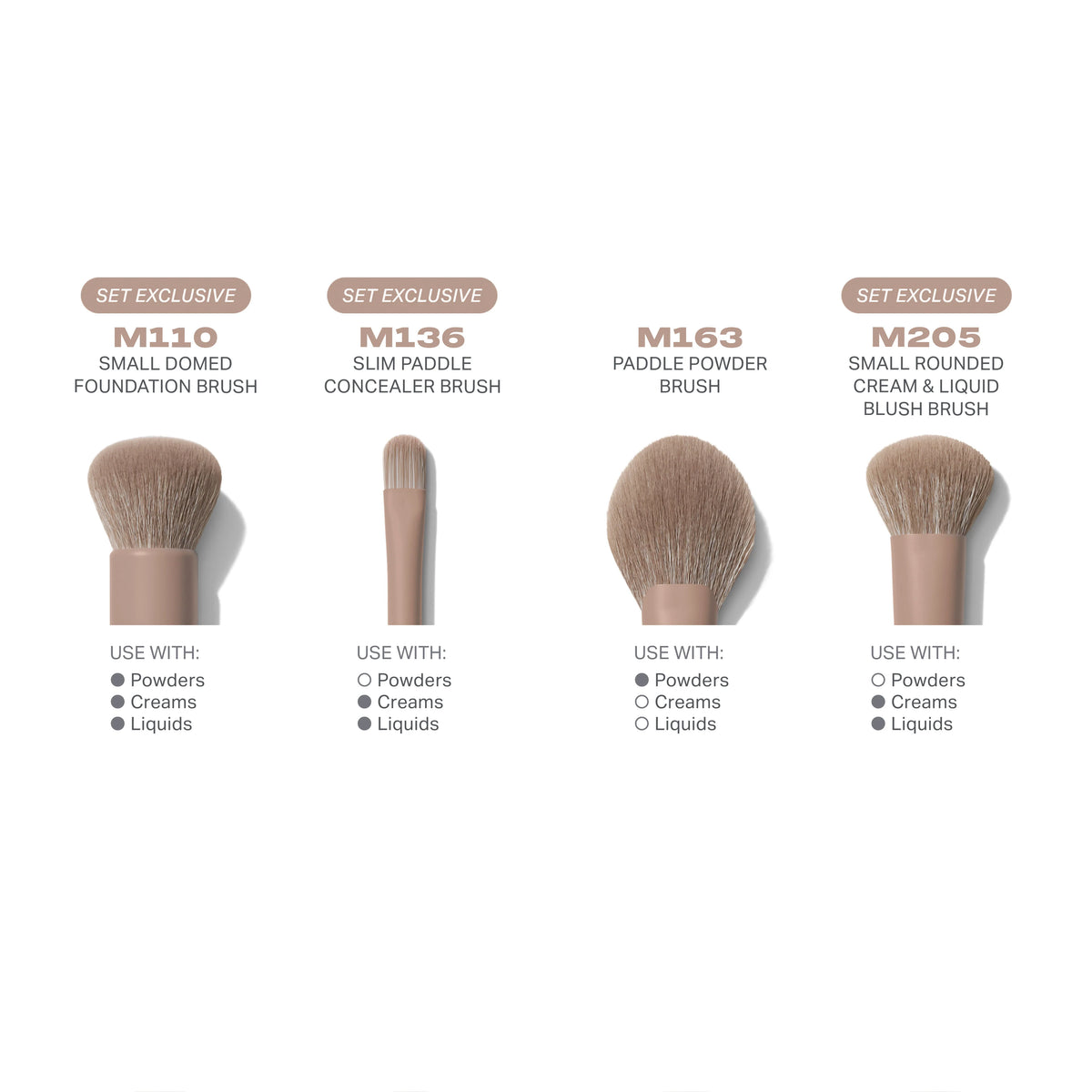 Complexion Boost & Iced Mocha Face Brush Set Bundle