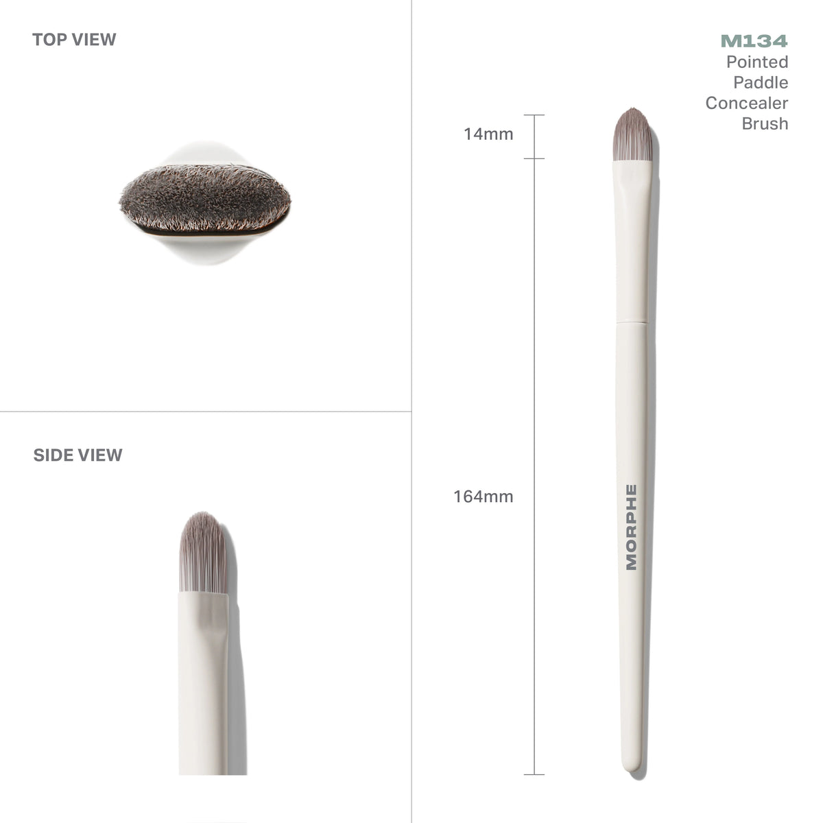 M134 Pointed Paddle Concealer Brush