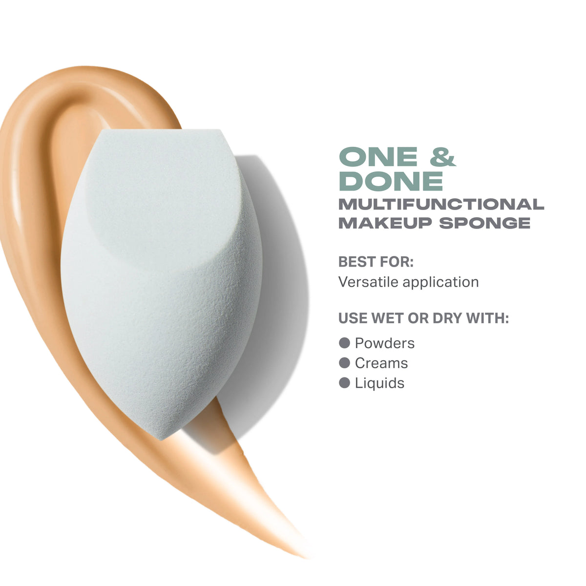 One & Done Multifunctional Makeup Sponge