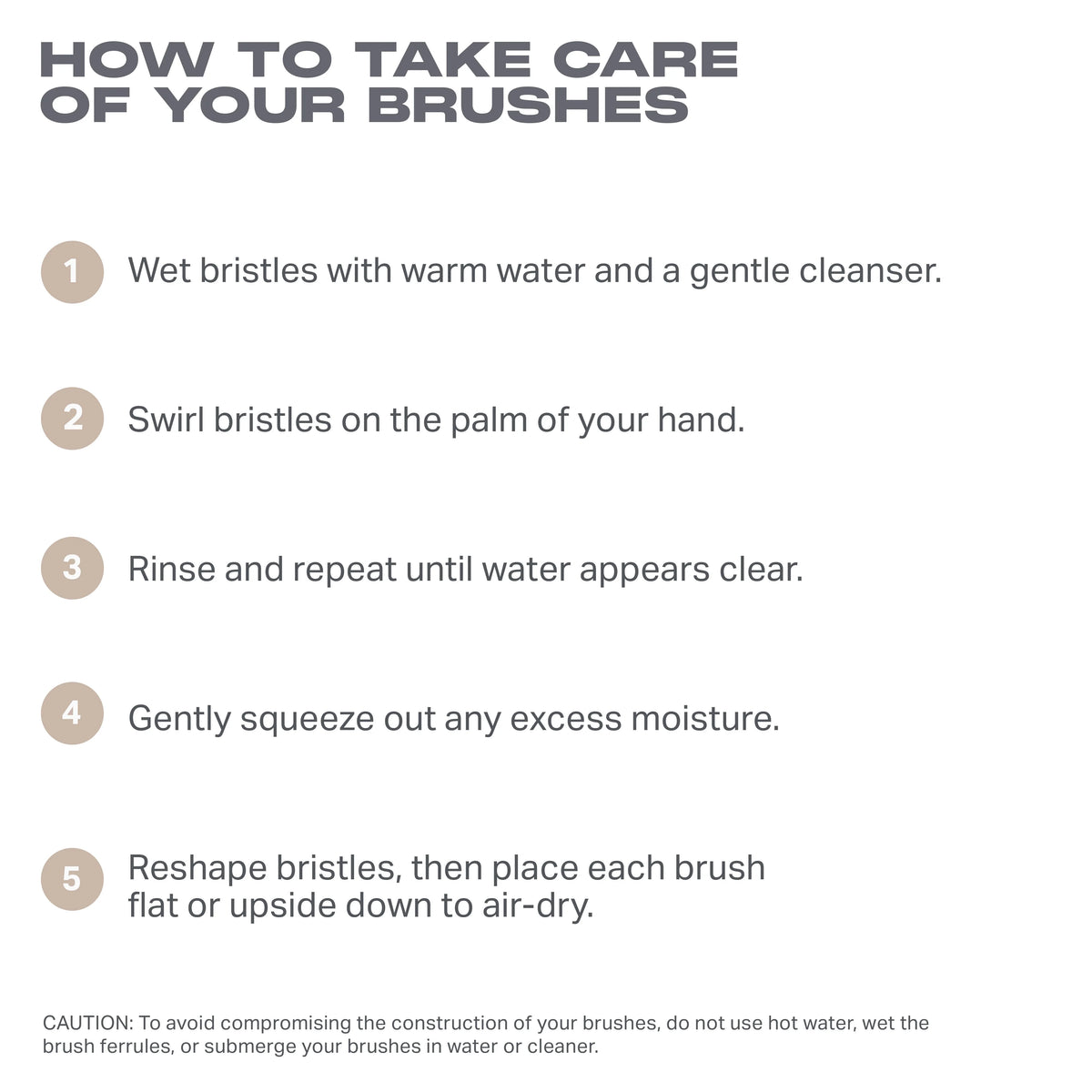 Iced Mocha 4-Piece Face Brush Set
