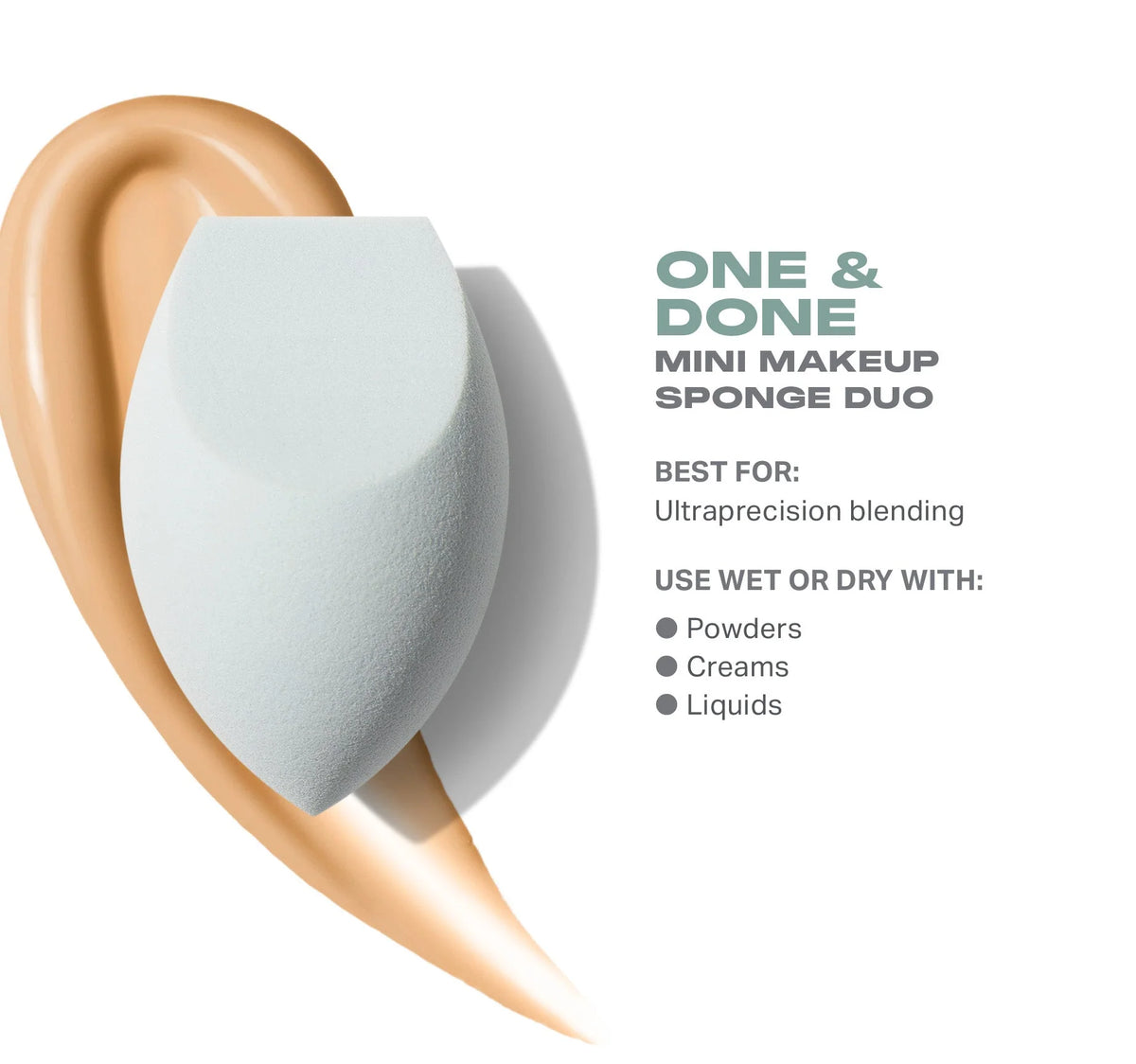 One & Done Mini Makeup Sponge Duo