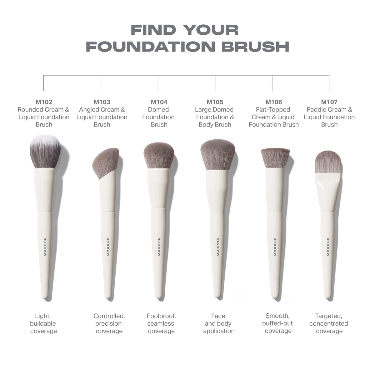 M105 Large Domed Foundation & Body Brush