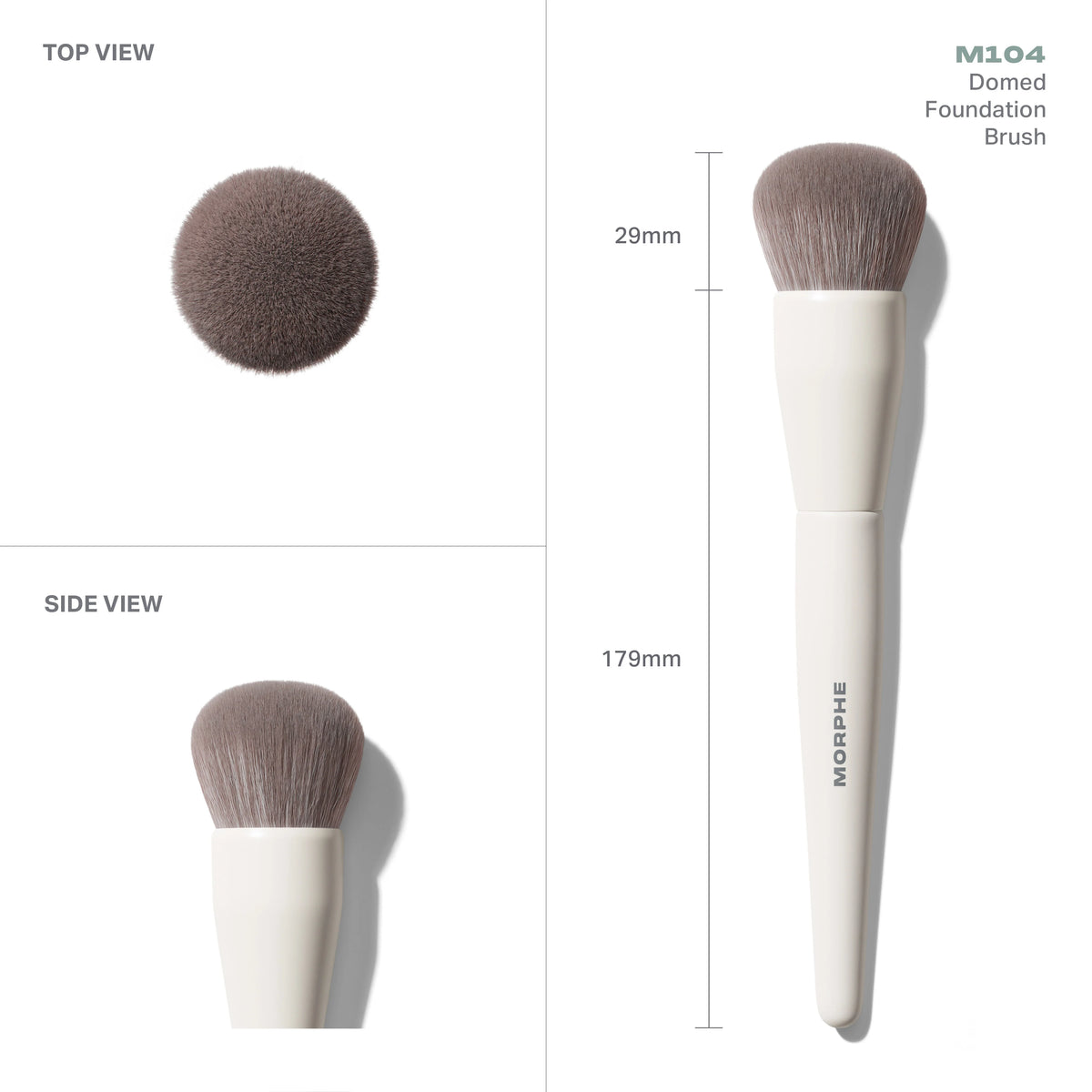 M104 Domed Foundation Brush