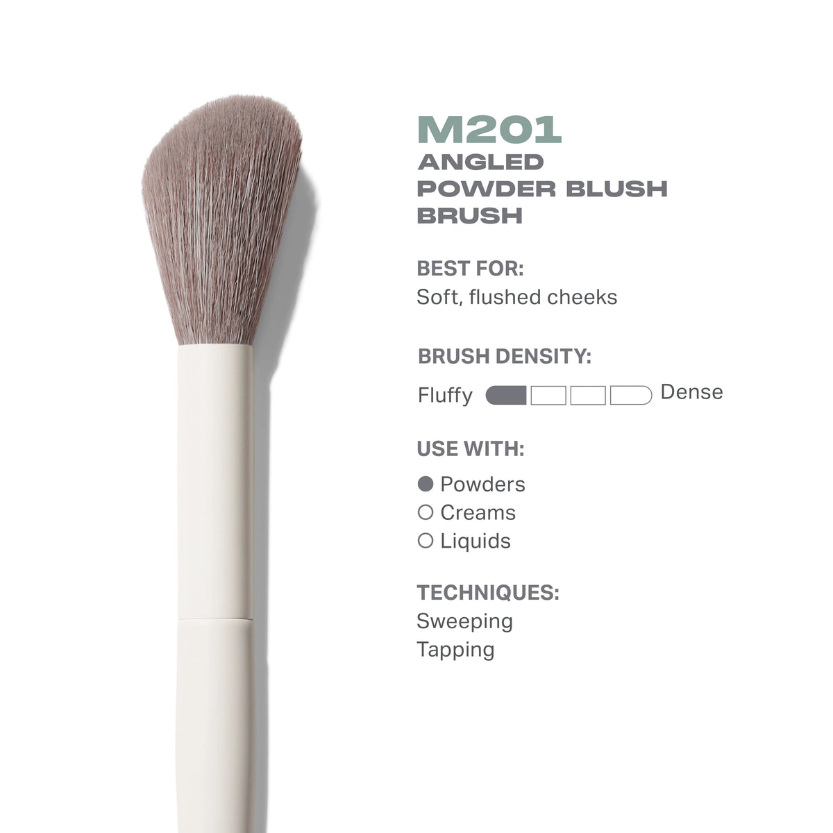 M201 Angled Powder Blush Brush