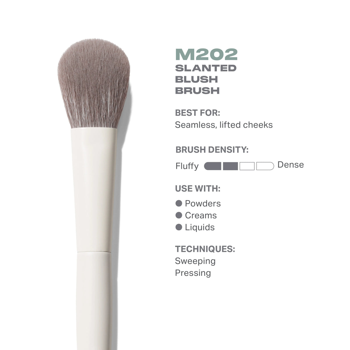 M202 Slanted Blush Brush