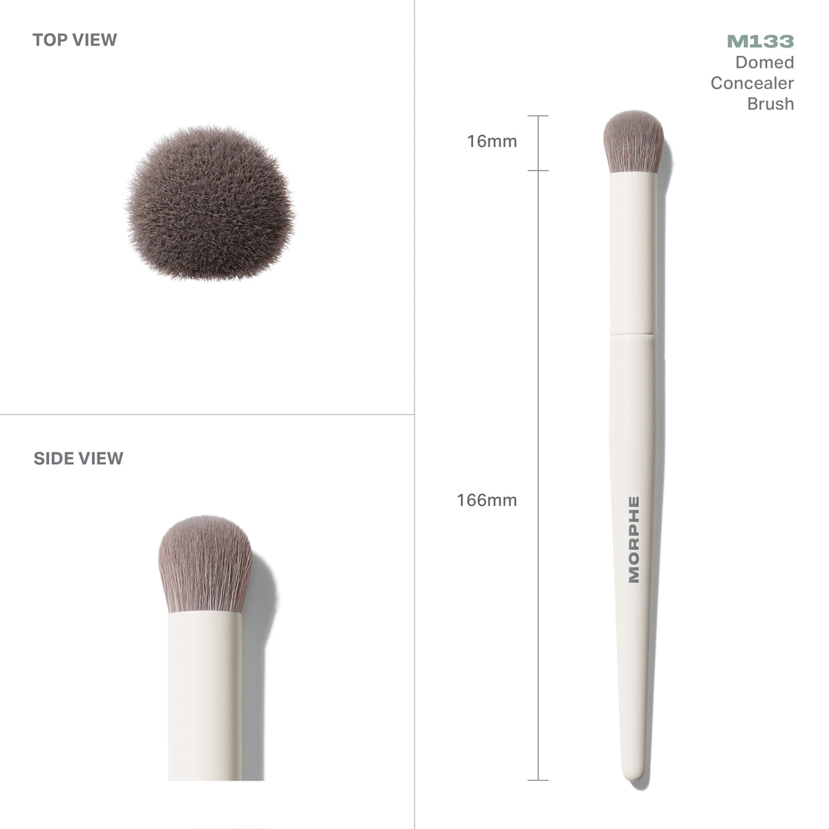 M133 Domed Concealer Brush