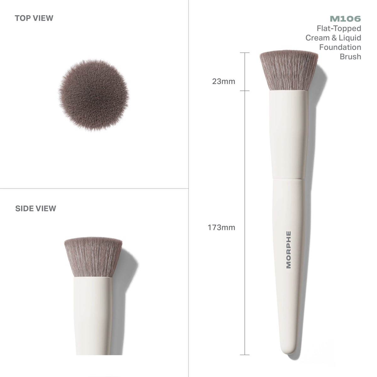 M106 Flat-Topped Foundation Brush