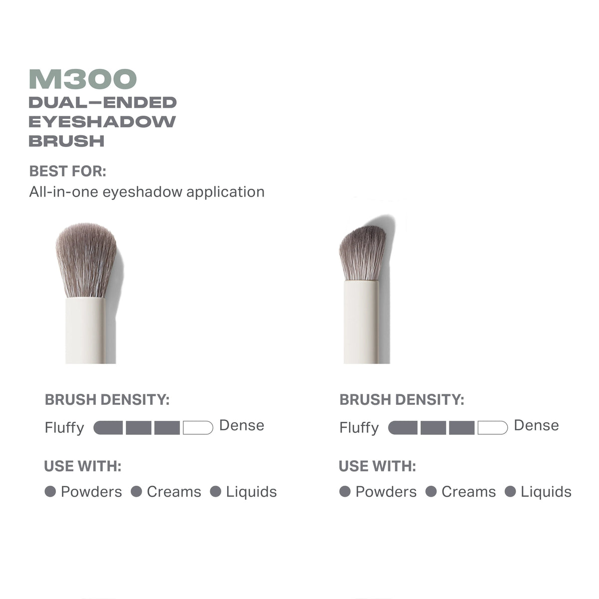 M300 Dual-Ended Eyeshadow Brush